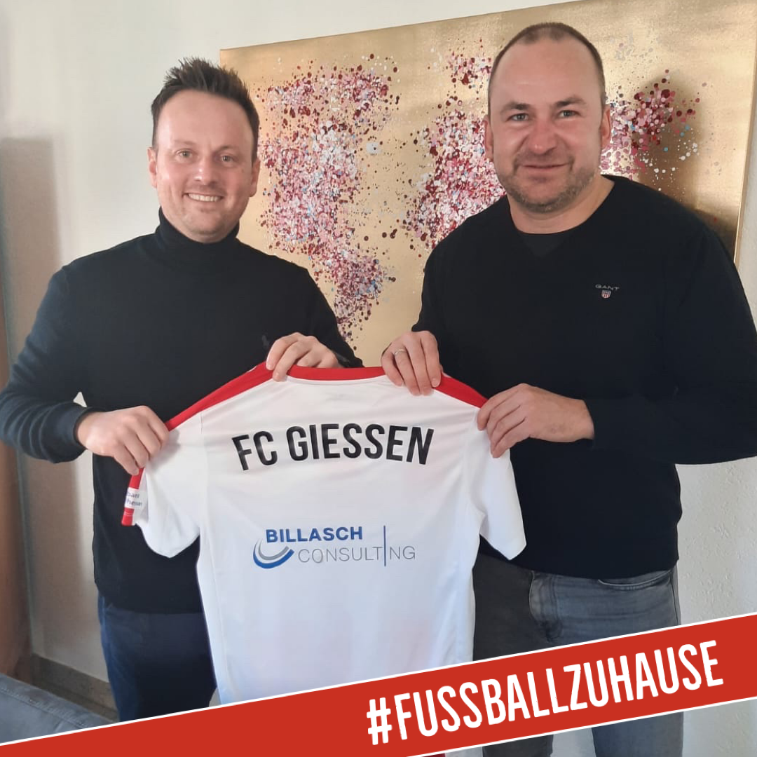 Billasch Consulting GmbH aus Wölfersheim als neuer Partner, für unseren FC Giessen!
