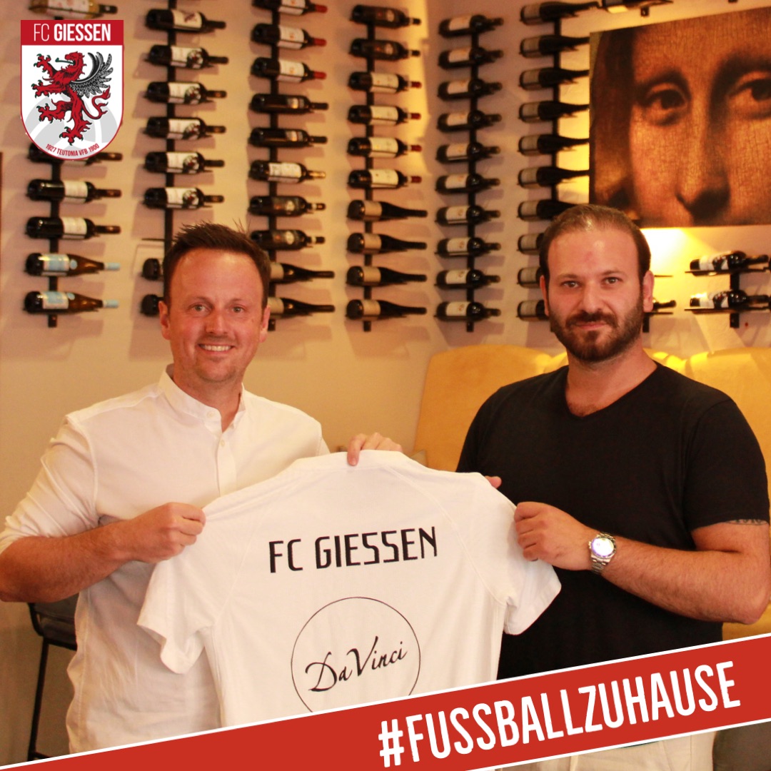 Da Vinci Café & Restaurant aus Gießen ist in der Saison 22/23 Partner des FC Giessen.